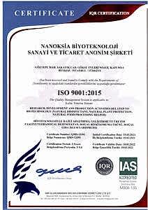 ISO 9001:2015 Sertifikası